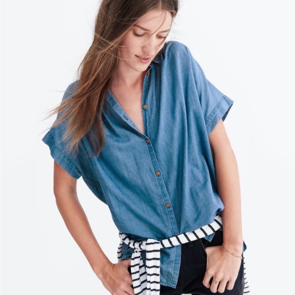 Madewell Chambray Top